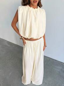 Aloruh Women's Solid Color Halter Beach Top - Multicolor - View 3