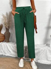 EMERY ROSE Women's Summer Textured Denim Skinny Jeans Fall Cloth For Women - Dark Green - View 6