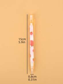 6支装 0.5毫米 随机可爱自走式绘图铅笔 适合小学生返校 - 粉色 - 查看 8