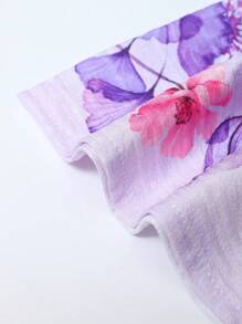 Irokai Japanese Style Elegant Vintage Floral Print Robe/Yukata(Without Obi & Fan) Kimono - Multicolor - View 6