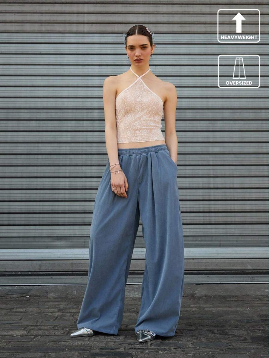 COUREZ Low Rise Baggy Balloon Pants In Lightweigth Corduroy /Summer Outfits For Women /Street Casual/Y2K Vintage