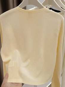 INAWLY 女士时尚休闲纯色浪漫简约开衫