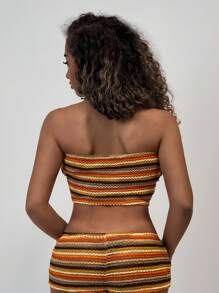 Amplova Women Two Pieces Outfits For Daily Wear - Orange - View 6