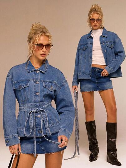 Avantive Fall/Autumn/Back To School/Country Concert/Concert/Going Out/Birthday/Halloween Costumes/Casual/Y2k/2000s/Y2k Y2k/90S/Sexy/Western Wear Women/Boho/Country/Club/Office /Cocktail/Vintage/Rave Festival/Funny/Classy/Old Money/Streetwear/Vacation/Country Concert/Work /Modest/Spring Break/Bachelorette/Concert/Basic/Christmas/Graduation Denim Jacket