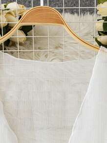 DreamSkyne Áo chống nắng dáng rộng màu trơn phong cách tối giản cỡ lớn cho nữ - trắng - Xem 4