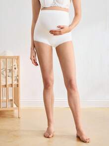 Maternity High Waisted Lace Underwear Pregnancy Seamless Soft Hipster Panties Over Bump