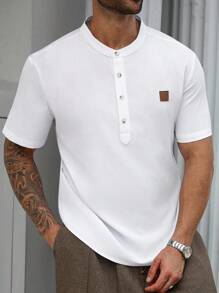 Manfinity Homme 大码男士纯色休闲多功能衬衫