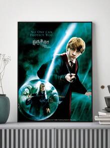 HARRY POTTER X SHEIN 人物图形海报，非常适合家庭、客厅、卧室、办公室、浴室、厨房装饰，适合客厅、卧室和餐厅 - 彩色 - 查看 3