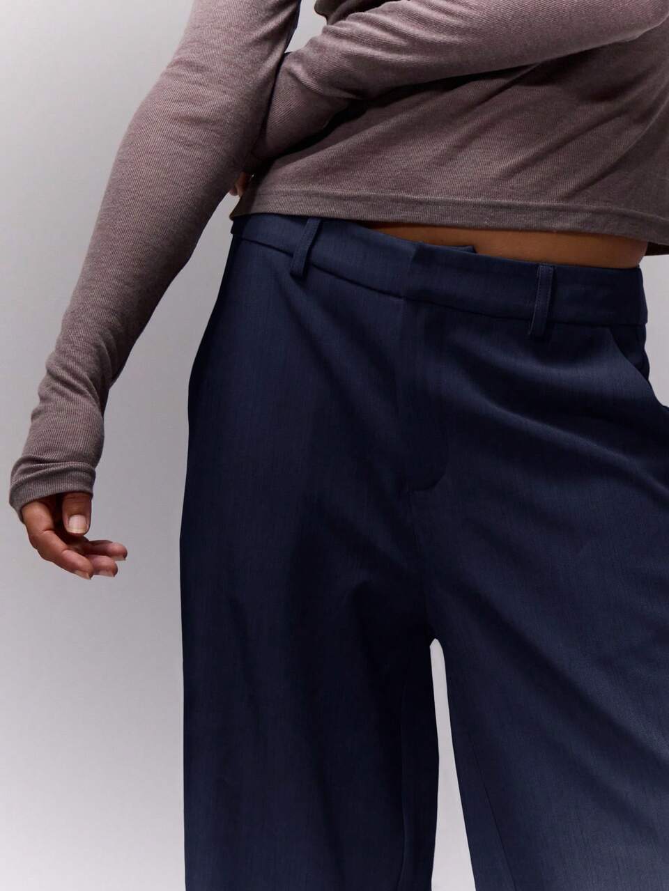 Loose Fit Tailored Trousers