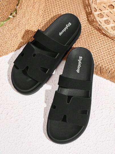 Styleloop Sandalias planas para mujer, estilo bohemio, retro americano, bohemio, festival de música western, atuendo de fiesta