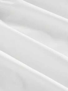 SHEIN MOD فستان جينز ذو فتحة خلفية للنساء بياقة أفقي متعدد الألوان - الأزرق - مشاهدة 3