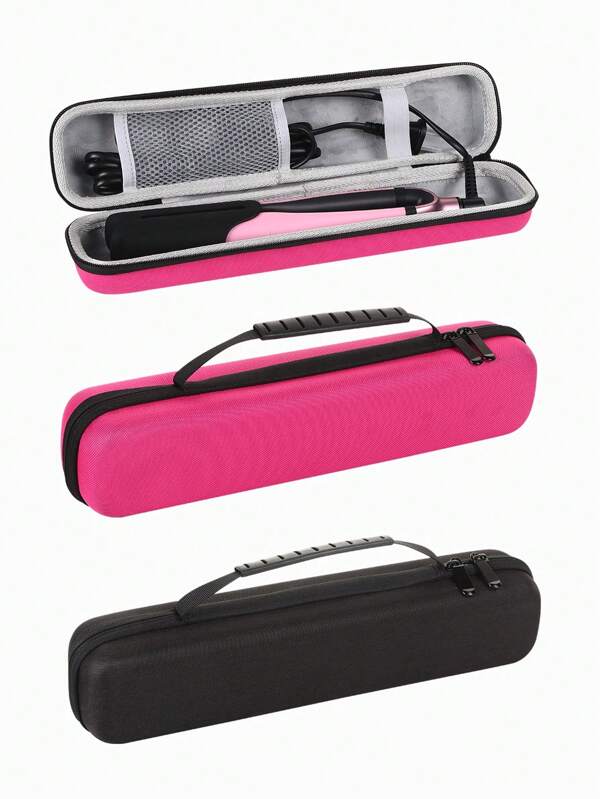 1 Pezzo organizer da viaggio per strumenti per acconciatura, organizer portatile per arricciatura e piastra per capelli, custodia per accessori per capelli, organizer per strumenti per acconciatura da viaggio, borsetta da viaggio per l'estate, vacanza, accessori per il bagno di casa, organizer per il trucco per le vacanze