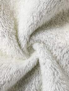 小男孩格子单排扣休闲连帽夹克 - 棕色 - 查看 6