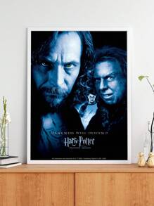 HARRY POTTER X SHEIN 图形海报非常适合家庭、客厅、卧室、办公室、浴室、厨房装饰，适合客厅、卧室和餐厅 - 彩色 - 查看 4