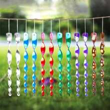 10 Stücke bunte reflektierende Vogelabwehr Stangen, Vogelabwehrvorrichtung, Spechtverscheucher, für Garten, Fenster, Obstgarten und Heimdekoration