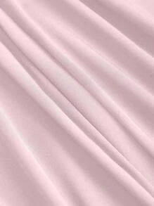 Sweetra Women's Fashionable Halter Neck Metal Decor Slim Fit Jumpsuit, Casual For Daily, Commuting, Summer Season - Pink - View 5