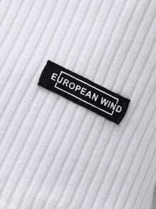 Sparklyn Young Girls Basic Versatile Streetwear White Cropped Padded Vest + Purple Ribbed Crew Neck Long Sleeve T-Shirt + Leggings Sets, Suitable For Winter, Casual, Homewear, Daily Outing, School, Family Gathering, Street, Sports Fall