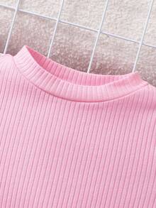 Sparklyn 年轻女孩 3 件套：基本款休闲短款立领背心、紫色罗纹圆领保暖棉质套头衫和紧身裤 - 适合冬季、休闲、日常穿着、学校、家庭聚会、街头风格和运动装