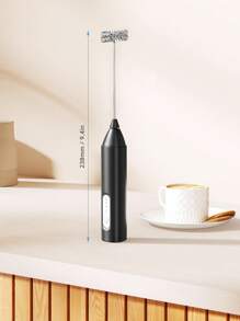 Teckwe 电动奶泡器，简约实用，多功能 - 黑色 - 查看 7