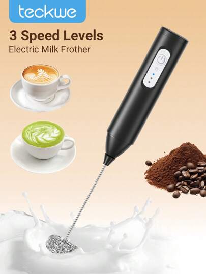 Teckwe 电动奶泡器，简约实用，多功能