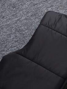 Sparklyn 年轻女孩 3 件套：基本款休闲短款立领背心、紫色罗纹圆领保暖棉质套头衫和紧身裤 - 适合冬季、休闲、日常穿着、学校、家庭聚会、街头风格和运动装