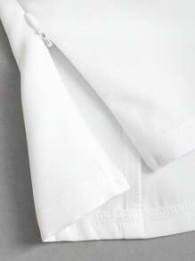 SHEIN Unity 女士优雅通勤意大利蝴蝶结抹胸上衣，百搭