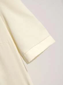 Franclia Women's Elegant College Style Color Contrast Bow Pleated Mini Dress Summer Dress Clothes For University