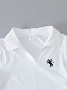 Sparklyn 2pcs/Set Teen Girls Elegant Casual All-Match Solid Color Long Sleeve Fitted T-Shirt Combo, Versatile & Easy To Match In Multiple Colors - Black and White - View 5