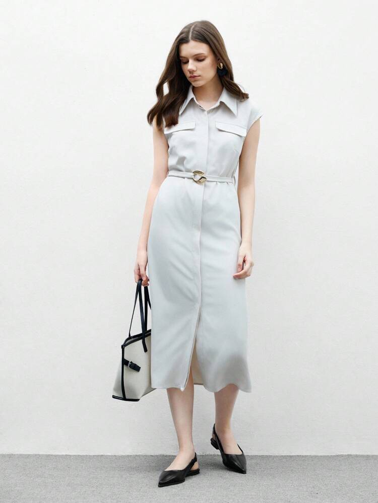 CUCCOO BIZCHIC Minimalist Solid Color Pointed Toe Flat Slip-On Casual Commuting Simple Basic Matching Backless Flat Shoes, Office Wear For Christmas Spring Shoes