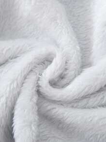 SHEIN Baby Boys Casual Cute Denim Printed Thermal Lined Long Sleeve Collared Jacket, Suitable For Outings, School, Daily Gatherings, Autumn/Winter Fall - Black and White - View 8