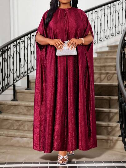 Fleurora 2025 New Clothing Spring And Summer Elegant Party Cocktail Party Concert/Music Festival Colorful Woven Scoop Neck Ball Gown One Piece Sleeve Long Short Sleeve Plus Size Dressesfall Women Clothes Wedding Guest Dress Women Plus Size Burgundy Dress Plus Size Formal Dress Plus Size Red Dress Dress With Cape Sleeves Plus Size Special Occasion Dress Halloween Halloween Costumes Wedding Guest Dress Women Fall Clothes For Women Vacation Outfits Woman Beach Outfits For Woman Formal Dresses For Women Dresses For Women Elegant Birthday Dresses For Women Wedding Guest Dress Dresses For Women Party