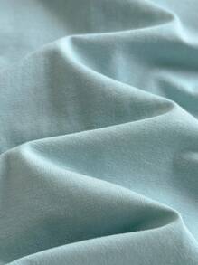 Loomiva 4pcs Set Baby Boy Rainbow Pattern Soft Knit Crew Neck Short Sleeve Pullover Top - Multicolor - View 5