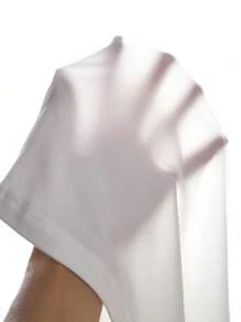 Sparklyn 少女星星印花圆领 T 恤和仿牛仔印花阔腿裤两件套，夏季休闲时尚服装，演唱会服装 - 白色 - 查看 3