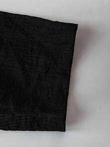 Sweetra 纯色复古哥特式束腰简约长裙 - 黑色 - 查看 5