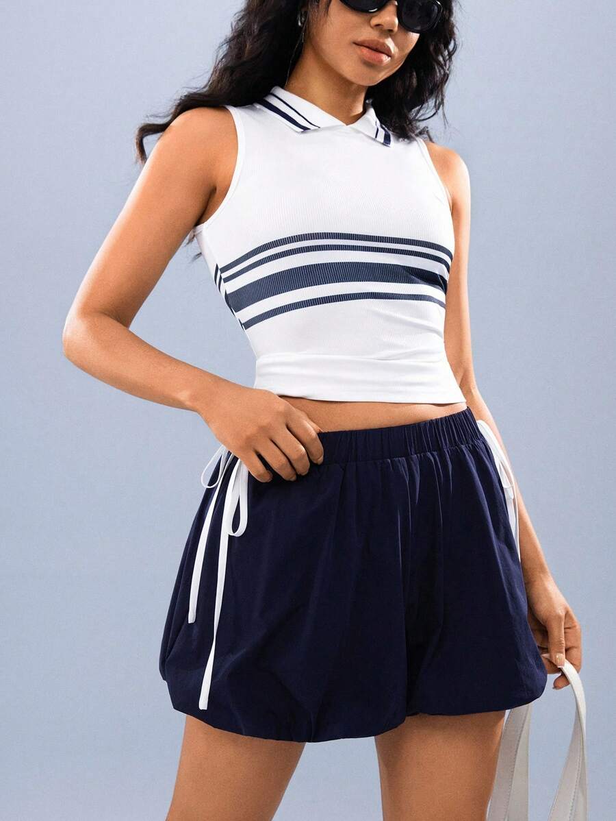 Hanevo Women's New Fashion Sports & Casual Knit Camisole - White - View 1