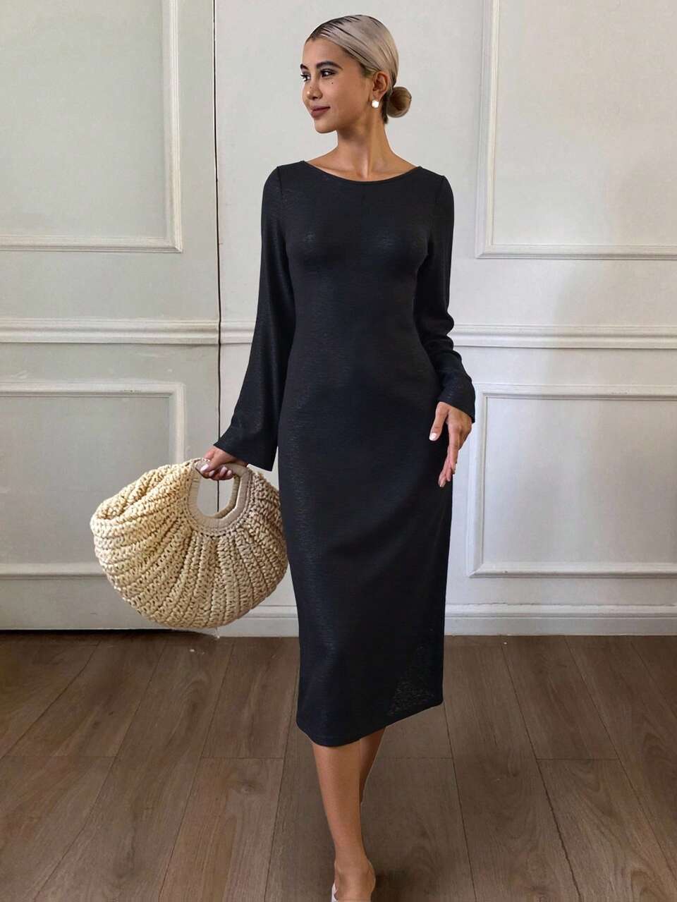 Women's Long Semi-Sheer Backless Tie Strap Cover Up Dress Boho Vacation Outfits Women Beach