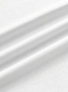 INAWLY Áo thun cổ tròn tay ngắn họa tiết thêu cá động vật đại dương cổ điển cỡ lớn dành cho nữ, phù hợp để mặc thường ngày - trắng - Xem 5