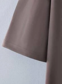 Claim Dot 男士夏季休閒短袖T卹，印有字母和棕櫚樹圖案 - 紫色 - 查看 3