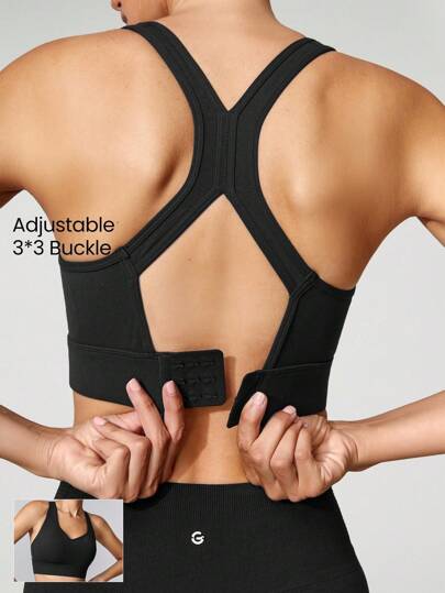 GLOWMODE V Hals Racerback Sport BH Medium Support