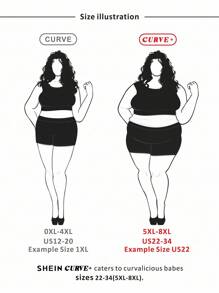 SHEIN CURVE+ 加大码蓝色牛仔衬衫款式短款纽扣连衣裙宽松版型教师衬衫外出服 - 淺色水洗藍 - 查看 3