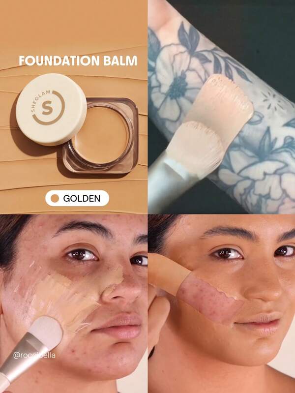 SHEGLAM Fond De Ten Cu Acoperire Completă Balsam-Golden Fond De Ten Hidratant FăRă Cusur De Lungă Durată, Cu Control Al Uleiului, Corector De Culoare, Corector, Acoperire FăRă Pori, FăRă Pete, Non-Gras, FăRă Aglomerare, Cremă, Cu Aspect Mai Neted, Fond De Ten Cu Reducere De . Absolvire Zi De NașTere Vacanță Vară Toamnă Y2K Elegant Modă Femei Machiaj Cosmetice Petrecere Plajă CăLăTorie Camping ÎN Aer Liber ȘCoală Campus Excursie Festivaluri Decor Cadou Cadou Trandafir Fată Cosplay Cel Mai Bun Culoare Farmec Atmosferă