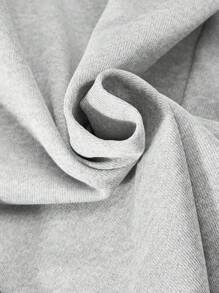 SHEIN Teen Boy Casual Street Fashion Letter Print Drawstring Waist Loose Fit Wide Leg Sweatpants Chic Outfits For Autumn/Winter Fall