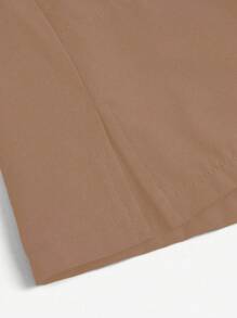 TaskEZ Solid Color Multi-Pocket Long Sleeve Scrub Uniform Jacket - Khaki - View 6