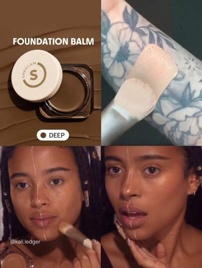 SHEGLAM Base De Maquillaje De Cobertura Total En BáLsamo, Profunda, De Larga DuracióN, Hidratante Impecable, Control De Grasa, Corrector De Color, Corrector, Cobertura De Poros, Imperfecciones, No Grasosa, No Se Apelmaza, Base De Maquillaje De Aspecto MáS Suave, Oferta De , Base De Maquillaje Para Regalo De Navidad Marca Belleza Maquillaje Maquullaje CosméTica Para Mujeres NiñAs Perfecto Para Invierno Primavera Verano Ideal Para Y2K Elegante Moda Adecuado Para CumpleañOs DíA De La Madre Regalo Fiesta Listo Mejor Color
