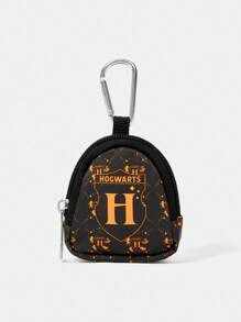 HARRY POTTER X SHEIN 带扣和拉链口袋的零钱包，多功能储物袋，硬币收集整理袋，男女皆宜 - 彩色 - 查看 2