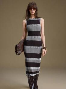 Ontre Quần áo nữ mới năm 2025, Váy len nữ, Quần áo thu đông, Quần áo mọi mùa, Quần áo mùa đông, Phụ nữ trở lại trường, Trang phục khai giảng, Halloween Giáng sinh, Trang phục giáo viên nữ, Trang phục chia tay, Trang phục đi chơi đêm, Váy khách dự tiệc cưới, Váy khách dự tiệc cưới thanh lịch, Nhà thờ, Trang phục nhà thờ nữ, Trang phục công sở thường ngày, Trang phục công sở nữ, Cơ bản đa năng, Váy len không tay sọc khối màu thường ngày mùa hè, Trang phục nữ xuân hè 2026, Lễ tạ ơn, Giáng sinh, Trang phục, Váy len nữ đa năng thời trang - màu nâu - Xem 4