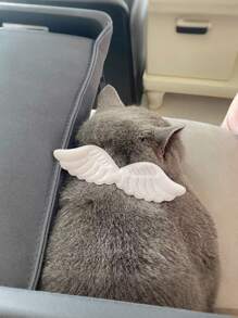 1 件天使之翼，可爱猫项圈，宠物项圈，可调节，柔软，颈部配饰，适合猫和中小型犬 - 彩色 - 查看 9