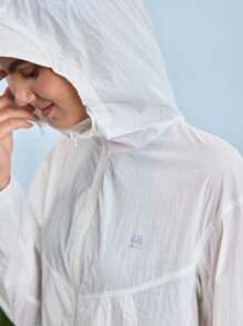 In My Nature Women Versatile Simple Outdoor Sun-Protection Jackets Sun Protection Clothing Women Hiking Jacket Women Thermal Thick Warm Jacket - White - View 8