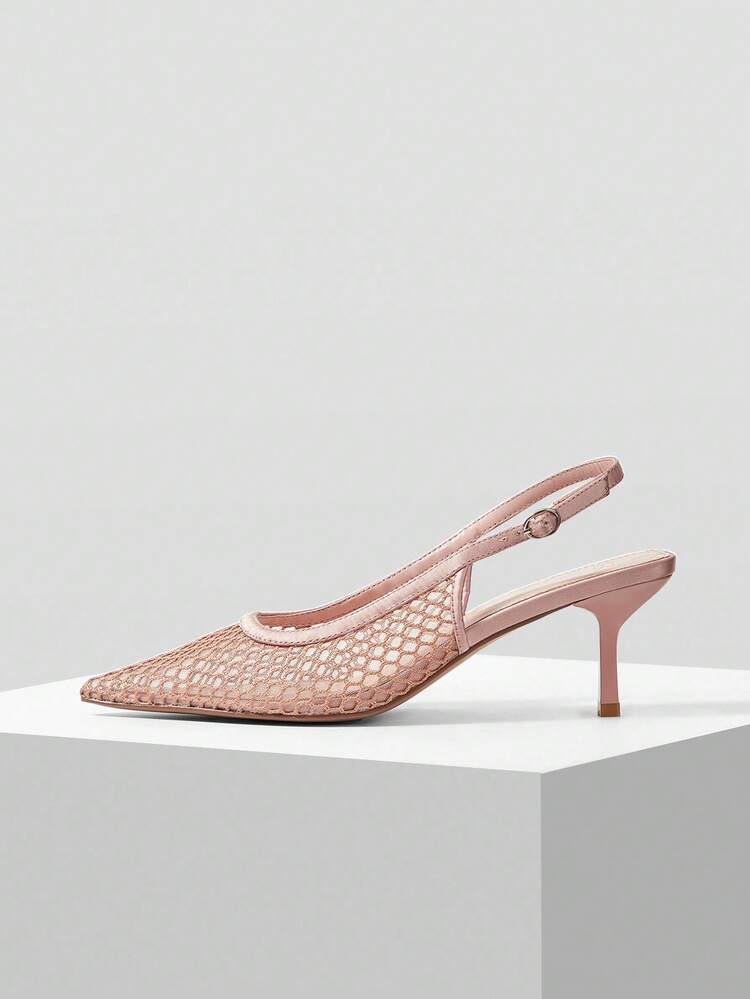 POINTED TOE THIN HEEL PUMPS SPRING SHOES