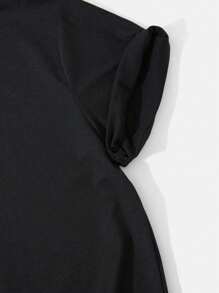 Women Black New York NY Letter Print Loose Round Neck Short Sleeve T-Shirt, Elegant And Comfortable Design, Casual Outdoor T-Shirt For Summer